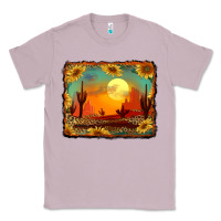 Lilac western desert sunset background Classic Tee - RanaPortraitStore