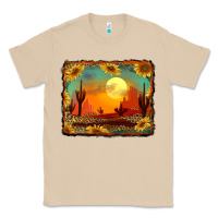 Mushroom western desert sunset background Classic Tee - RanaPortraitStore