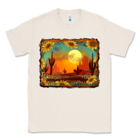 Natural western desert sunset background Classic Tee - RanaPortraitStore