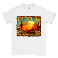 White western desert sunset background Classic Tee - RanaPortraitStore
