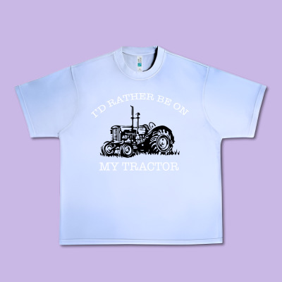 I'd Rather Be On My Tractor Urban Heavy Tee Designed By Bettercallsaul