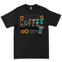 Black i pretend coffee Premium Tee - RacoonDesign