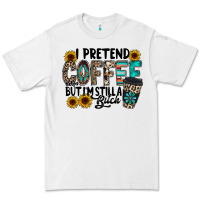 White i pretend coffee Premium Tee - RacoonDesign
