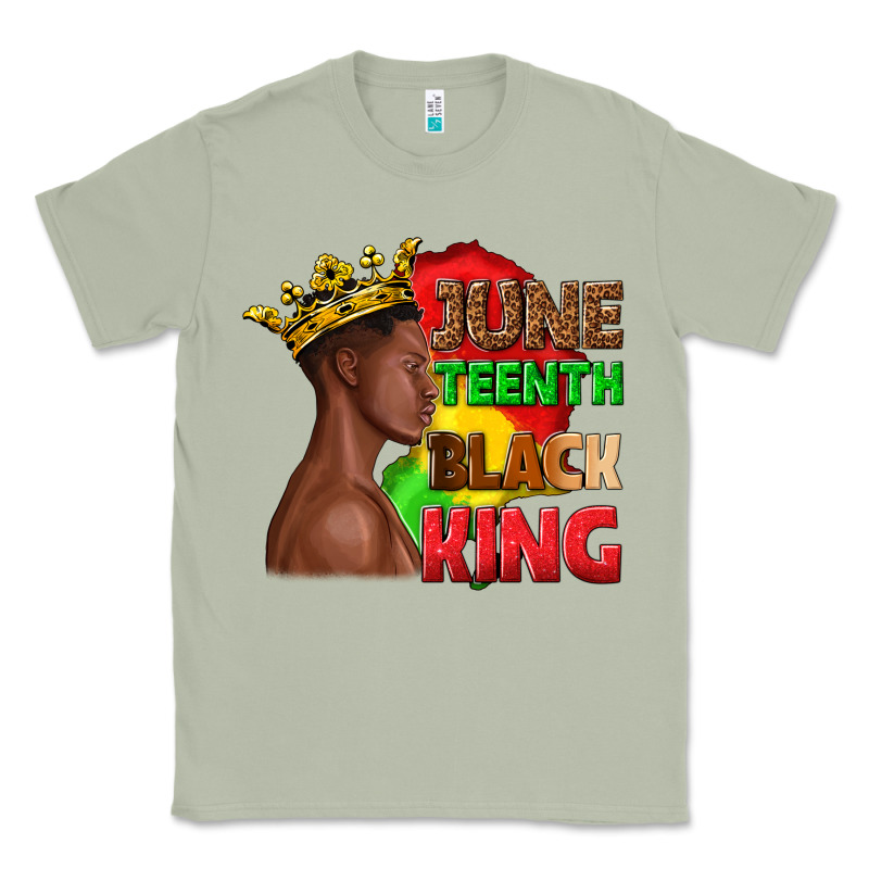 Juneteenth Black King Classic Tee by texasbilliewilder | Teevron