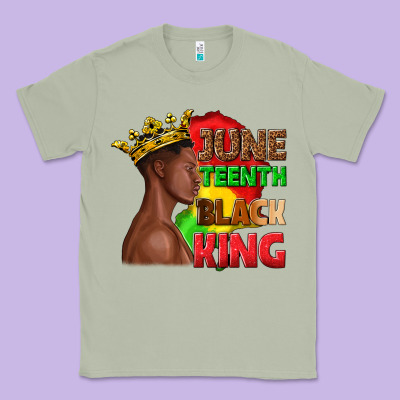 Classic Tee juneteenth black king