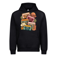 Black customized country cassette tapes Urban Hoodie - MaliasSmallBusiness