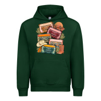 Forest Green customized country cassette tapes Urban Hoodie - MaliasSmallBusiness