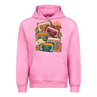 Fuchsia Pink customized country cassette tapes Urban Hoodie - MaliasSmallBusiness