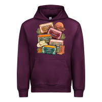 Mauve Wine customized country cassette tapes Urban Hoodie - MaliasSmallBusiness