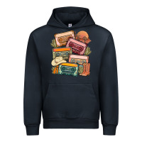 Navy customized country cassette tapes Urban Hoodie - MaliasSmallBusiness