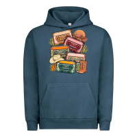 Pigment Midnight Navy customized country cassette tapes Urban Hoodie - MaliasSmallBusiness