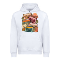 White customized country cassette tapes Urban Hoodie - MaliasSmallBusiness