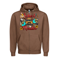 Chestnut school bus monitor Zipper Hoodie - texasbilliewilder