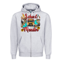 School Bus Monitor Zipper Hoodie | Teevron