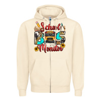 Sandshell school bus monitor Zipper Hoodie - texasbilliewilder