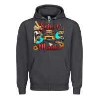 Smoke school bus monitor Zipper Hoodie - texasbilliewilder