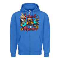 True Royal school bus monitor Zipper Hoodie - texasbilliewilder