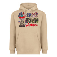Mushroom small town america Heavyweight Hoodie - CowhideDigitalArt