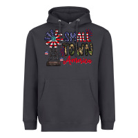 Smoke small town america Heavyweight Hoodie - CowhideDigitalArt