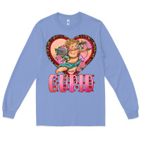 Colony Blue cupid heart Long Sleeve Tee - RanaPortraitStore