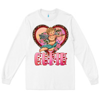 White cupid heart Long Sleeve Tee - RanaPortraitStore