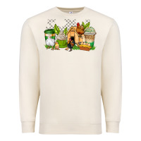 Chicken Coffee Cups Premium Sweatshirt | Teevron