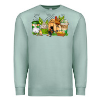 Seafoam chicken coffee cups Premium Sweatshirt - AdoDesignShop