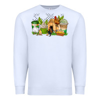 White chicken coffee cups Premium Sweatshirt - AdoDesignShop