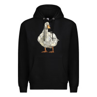 Black american pekin duck Premium Hoodie - LillyAllenDesigns