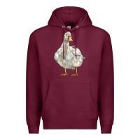 Burgundy american pekin duck Premium Hoodie - LillyAllenDesigns