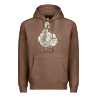 Chestnut american pekin duck Premium Hoodie - LillyAllenDesigns