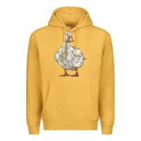 Mustard american pekin duck Premium Hoodie - LillyAllenDesigns