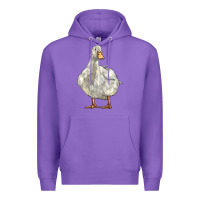 Purple american pekin duck Premium Hoodie - LillyAllenDesigns
