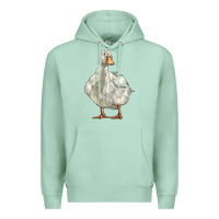 Seafoam american pekin duck Premium Hoodie - LillyAllenDesigns