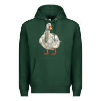 Sports Green american pekin duck Premium Hoodie - LillyAllenDesigns