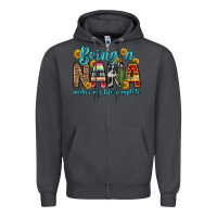 Smoke being a nana makes my life complete Zipper Hoodie - Zillion Design Studio
