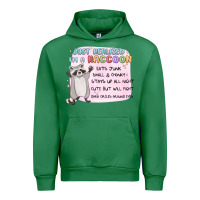Just Realized Im A Raccoon Urban Hoodie | Teevron