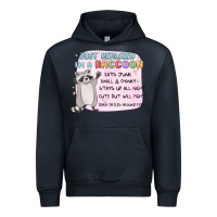 Navy just realized im a raccoon Urban Hoodie - MaliasSmallBusiness