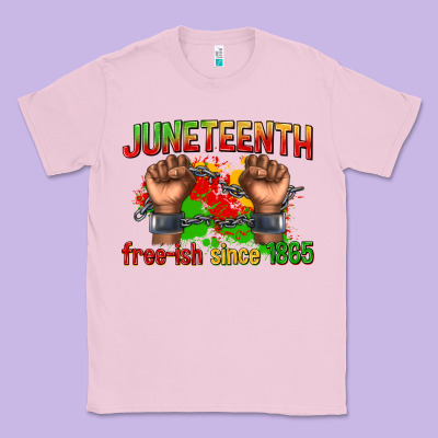 Classic Tee juneteenth free ish since 1865