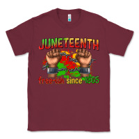 Burgundy juneteenth free ish since 1865 Classic Tee - texasbilliewilder