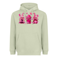 Matcha breast cancer gnomies Heavyweight Hoodie - FaDigitalArtStudio