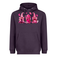 Plum breast cancer gnomies Heavyweight Hoodie - FaDigitalArtStudio