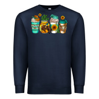 Navy arizona coffee cups Premium Sweatshirt - AdoDesignShop
