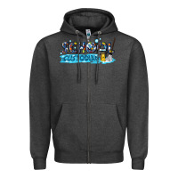 Charcoal Heather school custodian Zipper Hoodie - texasbilliewilder