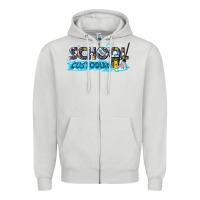 Dove Grey school custodian Zipper Hoodie - texasbilliewilder