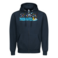 Navy school custodian Zipper Hoodie - texasbilliewilder