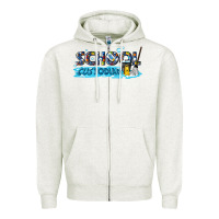 Oatmeal Heather school custodian Zipper Hoodie - texasbilliewilder