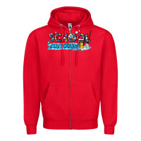Red school custodian Zipper Hoodie - texasbilliewilder