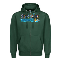 Sports Green school custodian Zipper Hoodie - texasbilliewilder