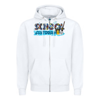 White school custodian Zipper Hoodie - texasbilliewilder